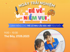 Bé vẽ niềm vui